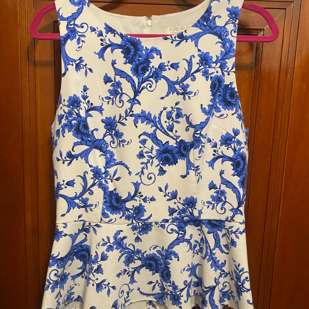 Flared blouse